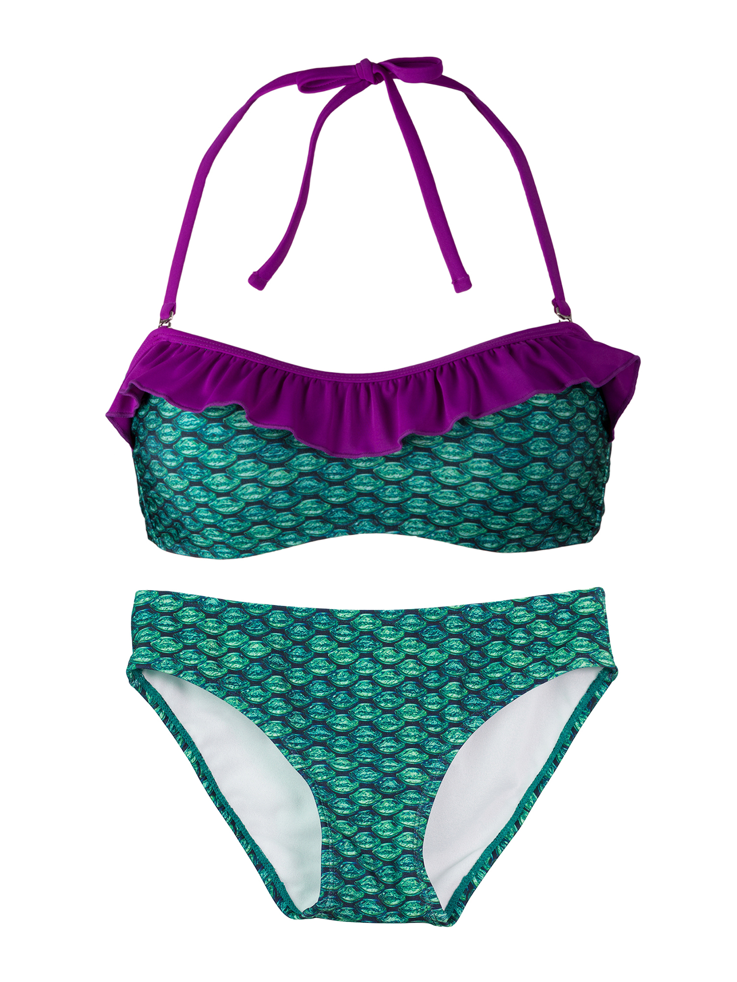 Womens Bandeau Bikini Set By Fin Fun Matches Fin Fun Mermaid Tails Ebay 1277