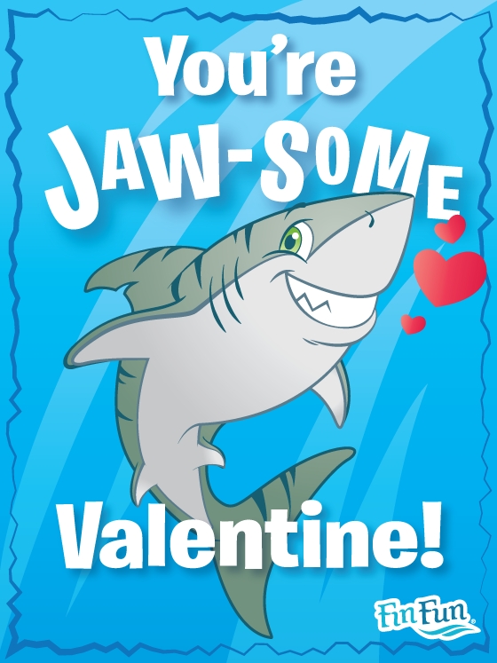 Printable Mermaid Valentines FinFriends