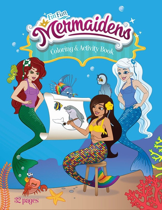 Mermaidens Coloring Book | FinFriends
