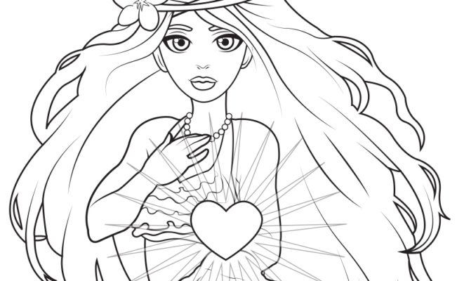 Mariana Coloring Page