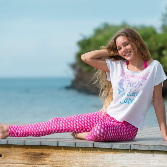 Pink Mermaid Long Legging